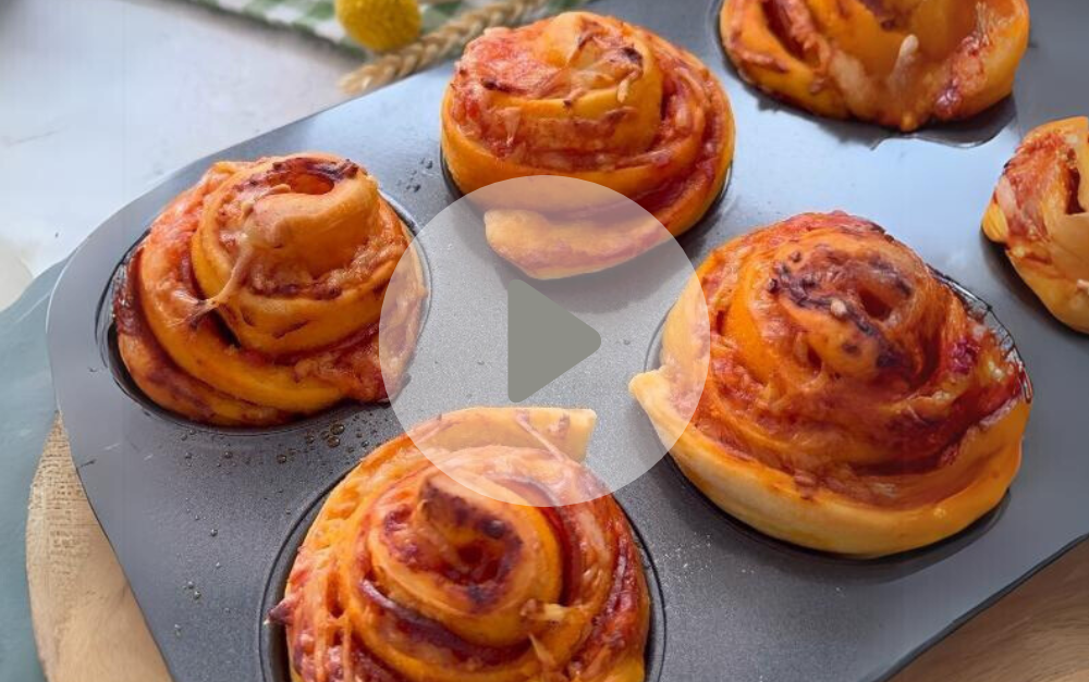 Deliciosos Pepperoni Rolls